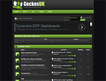 Tablet Screenshot of forums.geckosuk.com